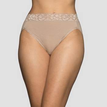 Vanity Fair Womens Beyond Comfort Silky Stretch Bikini 18291 - Sangria - 6  : Target