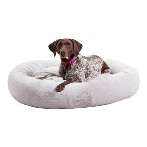 Kensington Garden Ryder Faux Fur Donut Dog Bolster Bed - 1 of 4