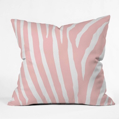 Pink Fashion LV Illustration throw Square Pillow — THE ZEBRA LADY