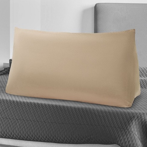 Cheer Collection Back Support Wedge Pillow With Adjustable Neck Pillow,  Taupe : Target