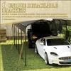 Campcraft 13x26.5 ft Heavy-Duty Steel Carport – Weather-Resistant, Spacious 2-Car Shelter with Hooks & Installation Kit-Cuddlewood - 3 of 4