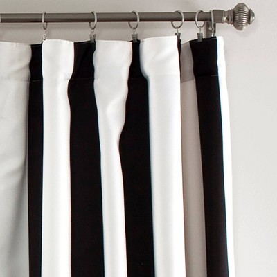 Black And White Curtains Target, Black And White Striped Curtains Short