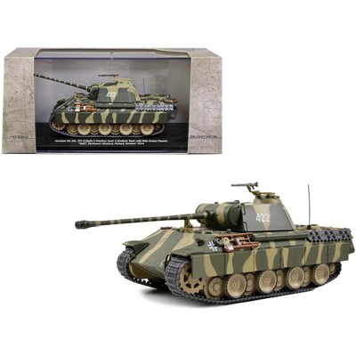 German Sd. Kfz. 171 PzKpfw V Panther Ausf. A Medium Tank w/Side Armor Panels #422 1/43 Diecast Model by AFVs of WWII