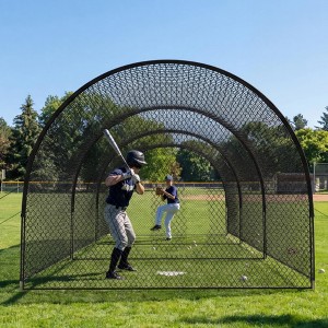 22*12*8Ft Portable Baseball et Softball Cage de appeur cour