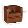 Ridstar Accent Chair, Armchairs with 360-Degree Swivel For Living Room & Bedroom-Brown - 4 of 4