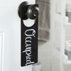 Juvale 24 Pack Unfinished Wooden Door Knob Hangers, Blank Wood Doorknob Signs for Crafts, 3 x 10 In - 2 of 4