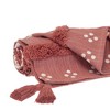Parkland Collection,Transitional Stripes And Dots Throw - 3 of 4