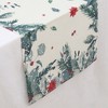 Unique Bargains Table Runner Rectangular Winter Christmas Pattern 14 Linen Colorful 1 Pc - 3 of 3