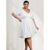 ABLE Women's Arden Ruched Mini Dress - 2 of 4