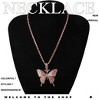 Sparkling Rhinestone Butterfly Pendant Necklace For Women - 3 of 4