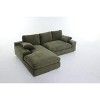 VYNXARIA Modular Sectional Living Room Sofa Set, Modern Minimalist Style Couch, Upholstered Sleeper Sofa for Living Room, Bedroom，L-Shape - 3 of 4