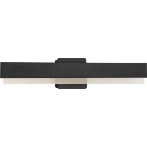 Progress Lighting Semblance 1-Light LED Medium Linear Vanity Light, Matte Black, Acrylic Shade - 1 of 1