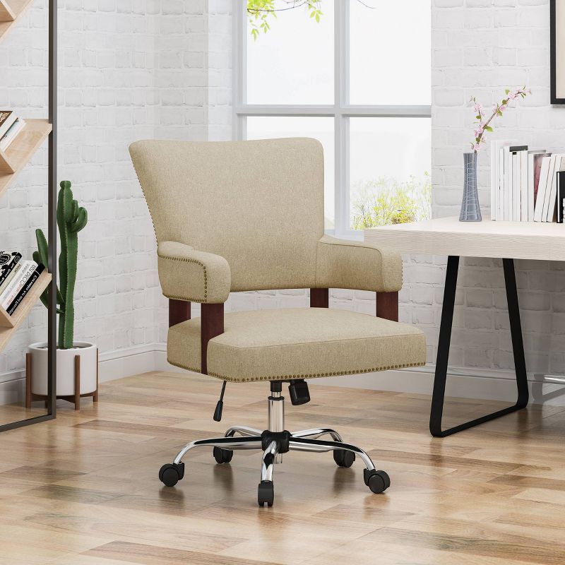 Bonaparte Traditional Home Office Chair - Christopher Knight Home, 3 of 9
