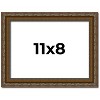PosterPalooza | Photo Size Sculpted Gold Picture Frame - UV Acrylic, Foam Board Backing, Hanging Hardware - 2 of 4
