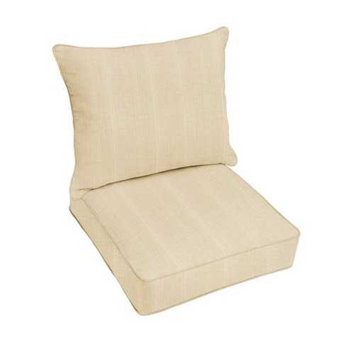 Sunbrella Textured Outdoor Seat Cushion, Patio Furniture Cushions Sunbrella