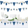 Big Dot of Happiness Royal Prince Charming - DIY Baby Shower or Birthday Party Pennant Garland Decoration - Triangle Banner - 30 Pieces - 2 of 4