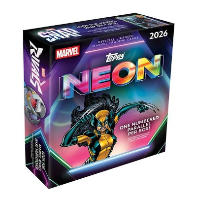 2026 Topps Neon Marvel Trading Card Mega Box : Target
