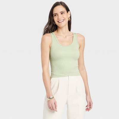 a new day, Tops, Nwt A New Day Terry Tank Top Light Green Size 4x