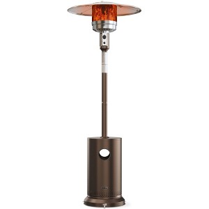 East Oak 31.9"x86.6" Propane Heater: Iron Frame, 10ft Heat Radius, No Tools Assembly - 1 of 4
