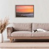 Stupell Industries Orange Sunset over Shoreline Floating Frame Canvas Art - 3 of 4