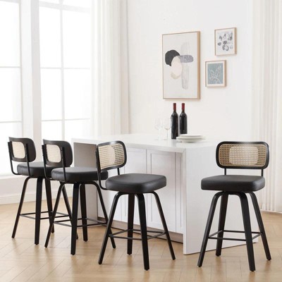 Bekrvio 26'' Swivel Counter Height Bar Stools