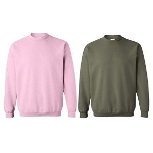 EG PRO Men Women Sweatshirts Thermal Lined Heavyweight Pullover 2 Pack S-5XL - 1 of 4