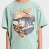 Girls' Lainey Wilson Oversized Short Sleeve Graphic T-Shirt - Green - 2 of 4