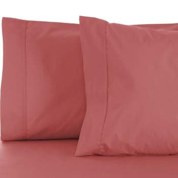 Modern 600 Thread Count Solid Cotton Blend Pillowcase Set by Blue Nile Mills