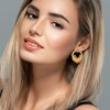 11 Pairs Trendy Gold Knot Earrings for Women Chunky Statement Long Link Drop Dangle Lightweight Jewelry Set - 4 of 4