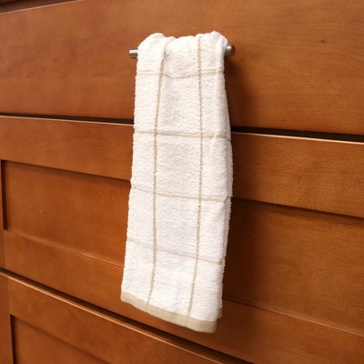 Tan Cotton Terry Kitchen Towels Set - 12 Pack