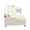 U-Shaped Modular Sectional Sofa with Chaise Lounge, Terrycloth Upholstery, 4-Seater - 4 of 4