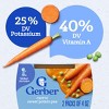 Gerber Baby Food Stage 2 Carrot Sweet Potato Pea Puree Tub - 4oz/2ct - 3 of 4