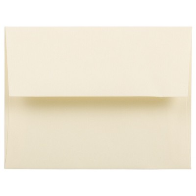 JAM Paper A2 Strathmore Invitation Envelopes 4.375 x 5.75 Ivory Wove 900919415