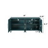 Carved Door Sideboard Buffet Cabinet with Metal Handles, 63" Large Storage Organizer for Living Room Entryway-3irtyhousy - 4 of 4