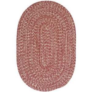 Colonial Mills Tremont Braided Rug, Rosewood 2'x3', Oval Shape - 1 of 3