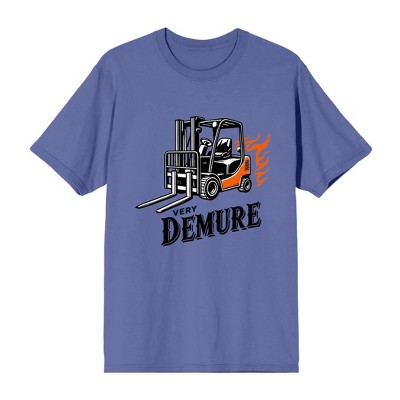 Very Demure Forklift Adult Crew Neck Short Sleeve Tee