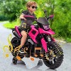 6V Kids Ride-On Motorcycle with Training Wheels, Headlight & Music, Adjustable 2-5 MPH Electric Toddler Bike for Boys & Girls - 2 of 4