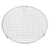 Unique Bargains Stainless Steel Barbecue Grill Net Round Cooling Rack Silver - 3 of 4