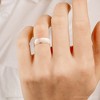 Pompeii3 8mm Dome High Polished Wedding Band 10k Rose Gold - 4 of 4