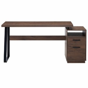 Home Office Writing Desk with 2 Drawers, 65 Inch Study Table Computer Desk Study Writing Table for Bedroom, Home Office Work Space Decoration - 1 of 4