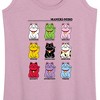 Women's - Instant Message - Lucky Cat Graphic Racerback Tank - 2 of 4