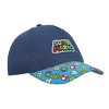 Super Mario Bros Logo & Power-Ups Youth Blue Traditional Adjustable Hat - 4 of 4