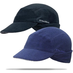 TrailHeads Fleece Ponytail Hat for Women –  Reflective Winter Beanie with Visor for Running, Hiking - 1 of 4