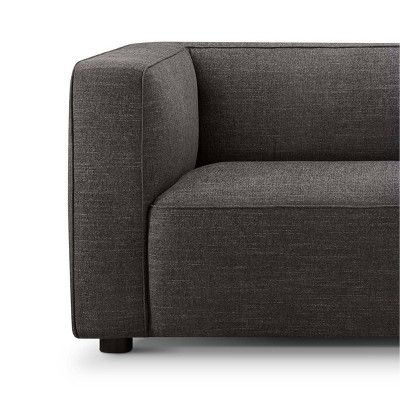 Kyle Contemporary Gray Chenille Wide-Arm Accent Chair