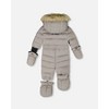 Deux par Deux Baby Unisex One-Piece Baby Original Puffy Snowsuit Gray - 4 of 4