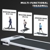 FIONECA 3-in-1 Walking Pad Treadmill ¨C 2.0HP Brushless Motor, Countdown Modes, 220 lbs Capacity, White - 3 of 4