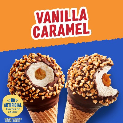 Nestle Vanilla Caramel Drumstick Ice Cream Cone - 4pk