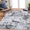 Large Area Rug 10x13 Modern Abstract Carpet Easy Cleaning Stain Resistant Indoor Carpet With Non-Slip Backing Soft Carpet For Nursery Apartment - 3 of 4