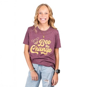 The Juniper Shop SmileyWorld Bee the Change Youth Short Sleeve Tee - 1 of 4