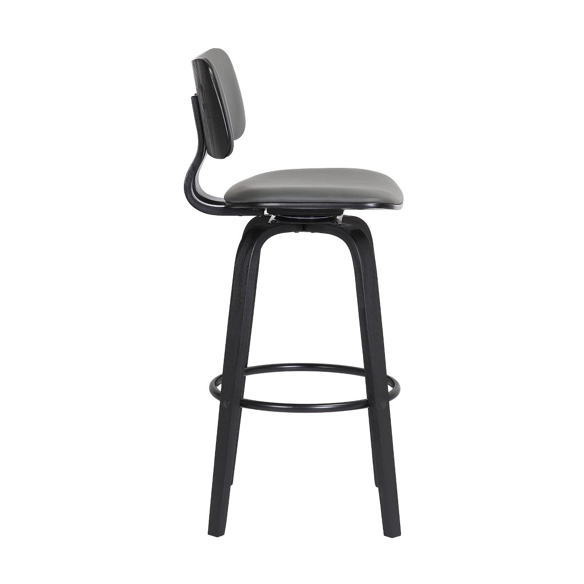 Pico Upholstered Swivel Barstool - thumbnail 4